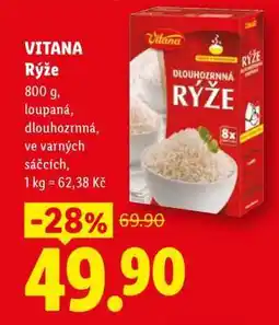 Lidl Vitana rýže nabídka