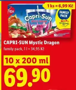Lidl CAPRI SUN MYSTIC DRAGON nabídka