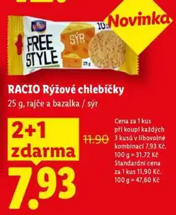Lidl Racio Rýžové chlebíčky nabídka