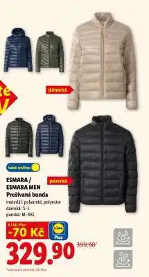 Lidl ESMARA / ESMARA MEN Prošívaná bunda nabídka