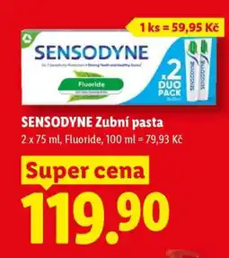 Lidl Sensodyne zubní pasta nabídka