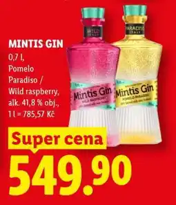 Lidl MINTIS GIN nabídka