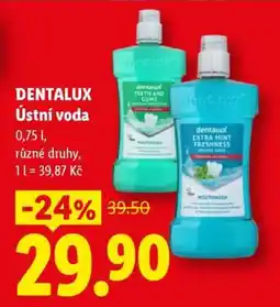 Lidl Dentalux ÚSTNÍ VODA nabídka