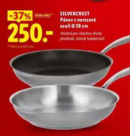 Lidl SILVERCREST Pánev z nerezové oceli Ø 28 cm nabídka