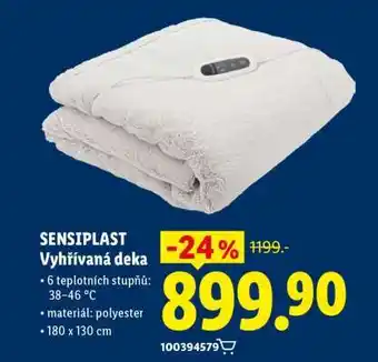 SENSIPLAST Vyhřívaná deka