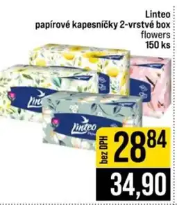 Jip Linteo papírové kapesníčky 2-vrstvé box flowers nabídka