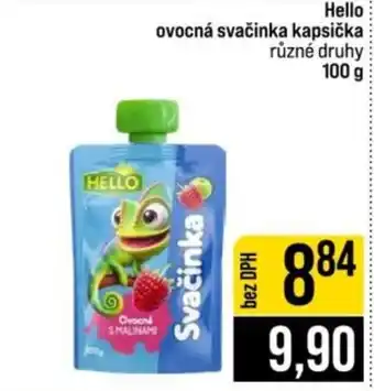 Hello ovocná svačinka