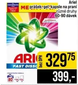Jip Ariel prášek, gel, kapsle na praní nabídka