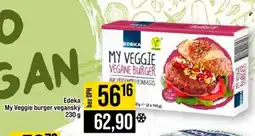 Jip Edeka my veggie burger veganský nabídka