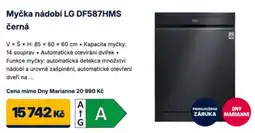 Datart LG myčka nádobí DF587HMS černá nabídka