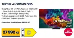 Datart LG televize 75QNED87B6A nabídka