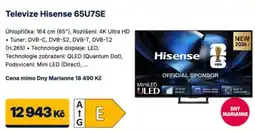 Datart Hisense televize 65U7SE nabídka