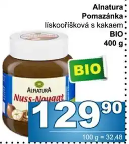 Jip Alnatura lískooříšková s kakaem nabídka