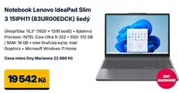 Datart Lenovo IdeaPad Slim 3 15IPH11 (83UR00EDCK) šedý nabídka