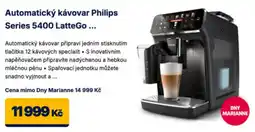 Datart Philips automatický kávovar series 5400 lattego nabídka