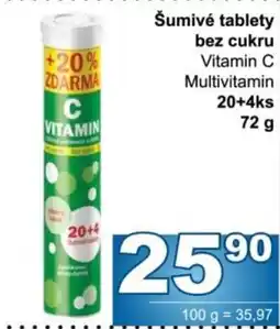 Jip Vitamin C Šumivé tablety nabídka