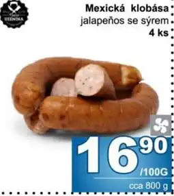 Jip Uzenina mexická klobása jalapeños se sýrem nabídka