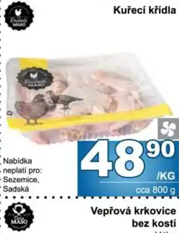Jip Družstevní maso kuřecí křídla nabídka