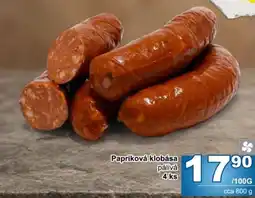Jip Papriková klobása pálivá nabídka