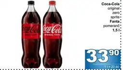 Jip Coca-Cola original zero nabídka