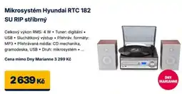 Datart Hyundai mikrosystém RTC 182 nabídka