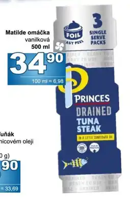 Jip Princes drained tuna steak nabídka