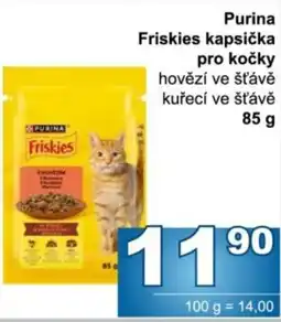 Jip Purina Friskies kapsička pro kočky nabídka