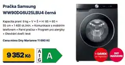 Datart Samsung pračka WW90DG6U25LBU4 černá nabídka