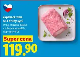 Lidl Zapékací rolka se 4 druhy sýrů nabídka