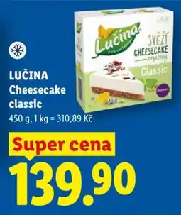 Lidl LUČINA Cheesecake classic nabídka