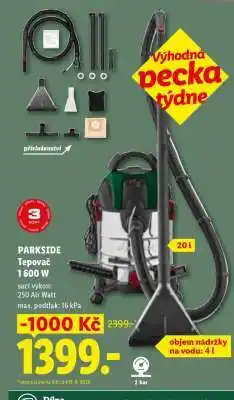 Lidl PARKSIDE TEPOVAČ 1600 W nabídka