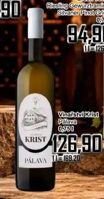 Jip Vinařství Krist Pálava nabídka