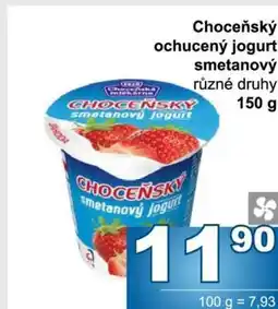 Jip Choceňský ochucený jogurt smetanový nabídka