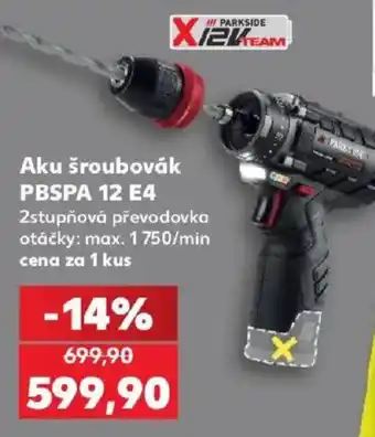 Parkside aku šroubovák PBSPA 12 E4