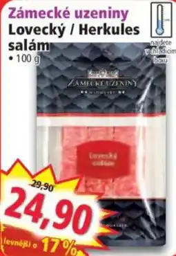 Norma Zámecké uzeniny lovecký salám nabídka