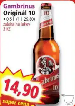 Norma Gambrinus Original 10 nabídka