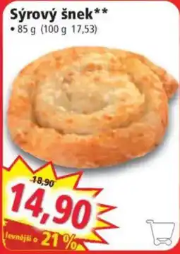 Norma Sýrový šnek nabídka
