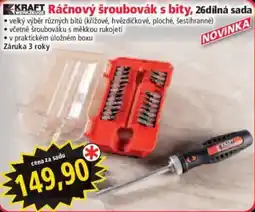 Norma Kraft ráčnový šroubovák s bity nabídka