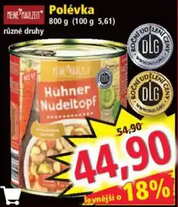 Norma Meine Mahlzeit Hühner Nudeltopf nabídka