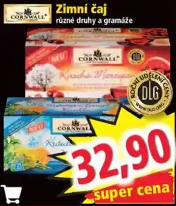 Norma Cornwall zimní čaj nabídka