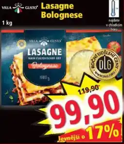 Norma Villa Gusto Lasagne Bolognese nabídka