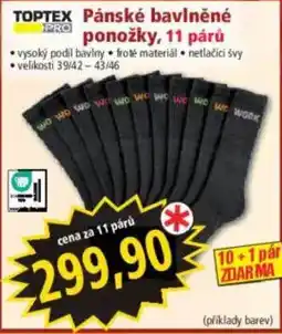 Norma Toptex pánské bavlněné ponožky nabídka