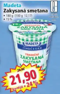 Norma Madeta zakysaná smetana nabídka