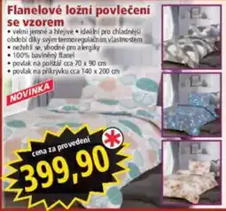 Norma Flanelové ložní povlečení se vzorem nabídka
