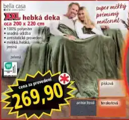 Norma bella casa XXL hebčá deka nabídka