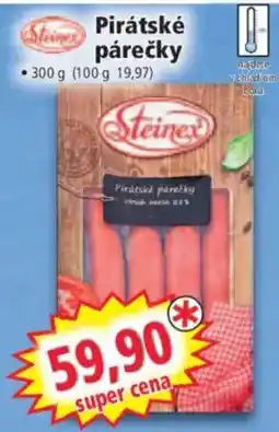 Norma Steinex pirátské párečky nabídka