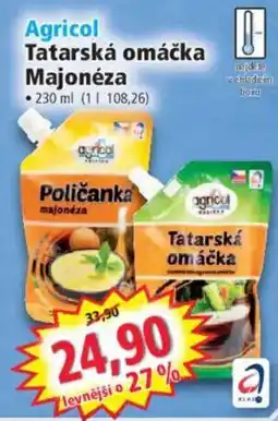 Norma Agricol tatarská omáčka nabídka