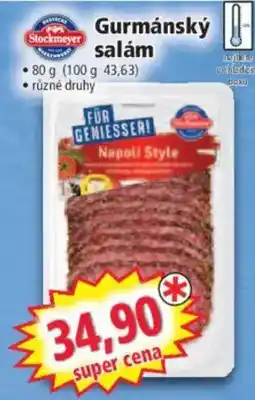 Norma Stockmeyer gurmánský salám nabídka