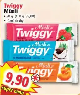 Norma Twiggy müsli nabídka