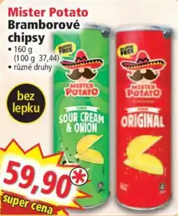 Norma Mister Potato bramborové chipsy nabídka